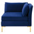 Ardent Performance Velvet Loveseat, Velvet, Blue Navy, 19609