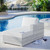 Convene Outdoor Patio Right Chaise, Rattan, Wicker, Light Grey Gray White, 19727