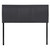 Isabella Vinyl Queen Headboard in Black