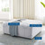 Bartlett Upholstered Fabric Ottoman, Fabric, Ivory White, 19964
