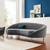 Camber Channel Tufted Performance Velvet Sofa, Velvet, Grey Gray, 19978