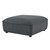 Comprise Sectional Sofa Ottoman, Fabric, Dark Grey Gray, 20013
