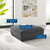 Comprise Sectional Sofa Ottoman, Fabric, Dark Grey Gray, 20013