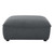 Comprise Sectional Sofa Ottoman, Fabric, Dark Grey Gray, 20013