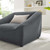 Comprise Armchair, Fabric, Dark Grey Gray, 20016