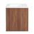 Transmit 24" 	Wall-Mount Bathroom Vanity, Wood, Brown Walnut White, 20055