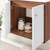 Transmit 24" 	Wall-Mount Bathroom Vanity, Wood, Brown Walnut White, 20055