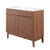 Render 36" Bathroom Vanity, Wood, Brown Walnut White, 20061