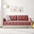 Cameron Tufted Performance Velvet Sofa, Velvet, Pink, 20076