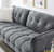 Cameron Tufted Performance Velvet Sofa, Velvet, Grey Gray, 20077