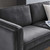 Kaiya Performance Velvet Sofa, Velvet, Dark Grey Gray, 20086