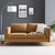 Kaiya Performance Velvet Sofa, Velvet, Brown, 20087