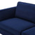 Kaiya Performance Velvet Sofa, Velvet, Dark Blue, 20088