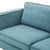 Kaiya Performance Velvet Sofa, Velvet, Blue, 20089