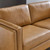Kaiya Vegan Leather Sofa, Faux Vegan Leather, Tan, 20093