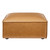 Restore Vegan Leather Ottoman, Faux Vegan Leather, Tan, 20125