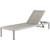 Shore Outdoor Patio Aluminum Chaise with Cushions, Aluminum, Metal, Steel, Silver Blue, 20132