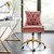 Regent Tufted Performance Velvet Office Chair, Velvet, Gold Pink, 20256