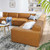 Restore 6-Piece Vegan Leather Sectional Sofa, Faux Vegan Leather, Tan, 20504