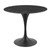 Lippa 36" Artificial Marble Dining Table, Artificial Marble, Metal Steel, Black, 20652