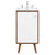 Transmit 18" Bathroom Vanity, Wood, Brown Walnut White, 20689