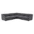 Comprise 5-Piece Sectional Sofa, Fabric, Dark Grey Gray, 21089