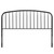 Nova King Metal Headboard, Metal, Black, 21337