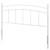 Abigail Full Metal Headboard, Metal, White, 21364