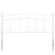 Abigail Full Metal Headboard, Metal, White, 21364