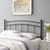 Abigail King Metal Headboard, Metal, Black, 21369