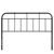 Alessia Full Metal Headboard, Metal, Black, 21377
