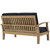 Marina 4 Piece Sofa Set in Natural Navy