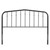 Lennon Twin Metal Headboard, Metal, Black, 21389