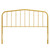 Lennon Queen Metal Headboard, Metal, Gold, 21398