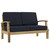 Marina 5 Piece Sofa Set in Natural Navy