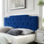 Juliet Tufted Full/Queen Performance Velvet Headboard, Velvet, Blue Navy, 21471