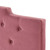 Juliet Tufted King/California King Performance Velvet Headboard, Velvet, Pink, 21474