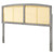 Halcyon Cane Full Headboard, Wood, Grey Gray, 21507