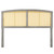 Halcyon Cane Full Headboard, Wood, Grey Gray, 21507
