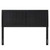 Robbie Queen Wood Headboard, Wood, Black, 21581