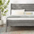 Georgia Queen Wood Platform Bed, Wood, Grey Gray, 21661
