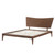 Astra King Wood Platform Bed, Wood, Brown Walnut, 21682