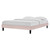 Reign Twin Performance Velvet Platform Bed Frame, Velvet, Pink, 21700