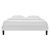 Reign King Performance Velvet Platform Bed Frame, Velvet, Light Grey Gray, 21721