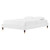 Harlow Twin Performance Velvet Platform Bed Frame, Velvet, White, 21734