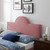 Dawn Twin Performance Velvet Headboard, Velvet, Pink, 21816