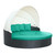 Quest Canopy Daybed in Espresso Turquoise
