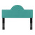 Dawn King/California King Performance Velvet Headboard, Velvet, Teal Blue, 21837