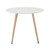 Track Circular Dining Table in White EEI-1055-WHI