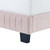 Celine Channel Tufted Performance Velvet Queen Bed, Velvet, Pink, 22014